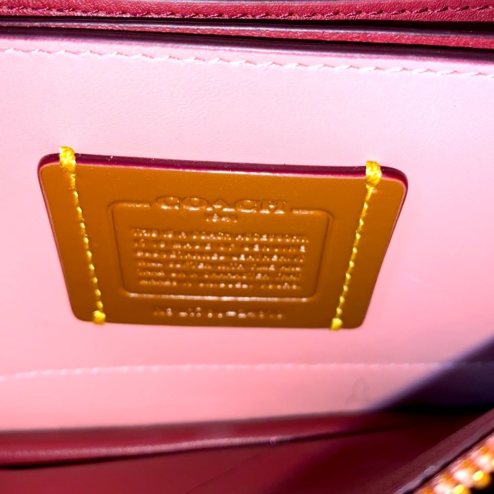Coach Rose Rivet leather mini crossbody bag - Picture 10 of 15